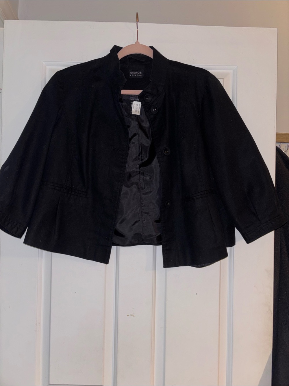 George Black Cropped Women’s Blazer Jacket